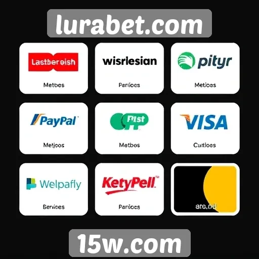 Métodos de pagamento disponíveis no lurabet.com