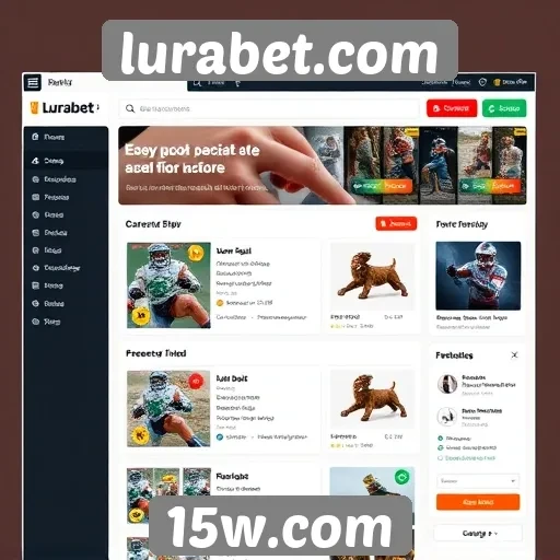 Análise da interface do usuário do lurabet.com